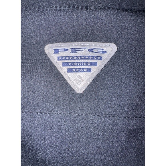 Columbia PFG Mens Black Georgia Bulldogs Short Sleeve Fishing Shirt L Omni Shade - Picture 8 of 8